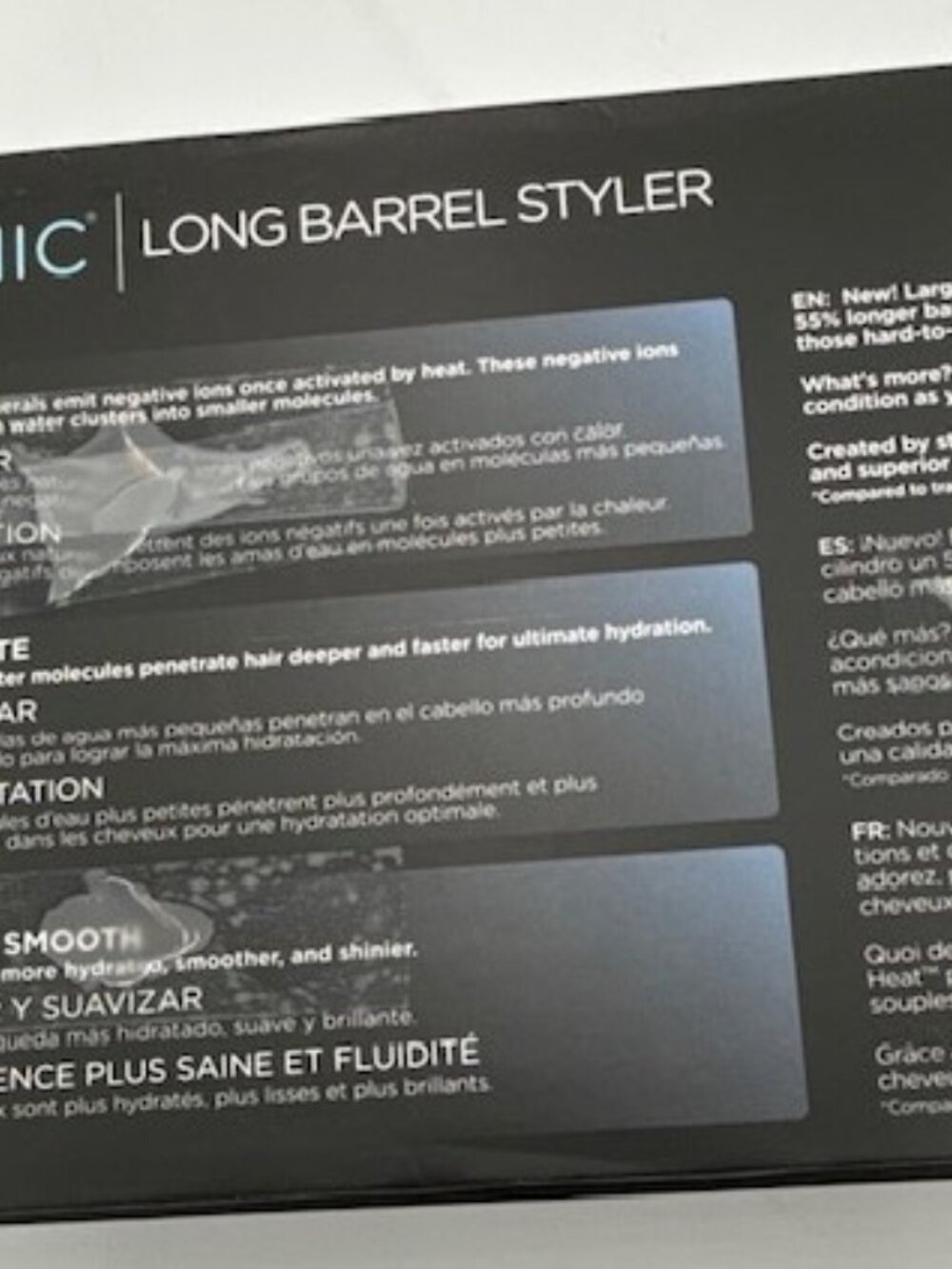 Bio Ionic 1.5” Long Barrel Styler Pro Curling Iron Ceramic - Picture 4 of 7